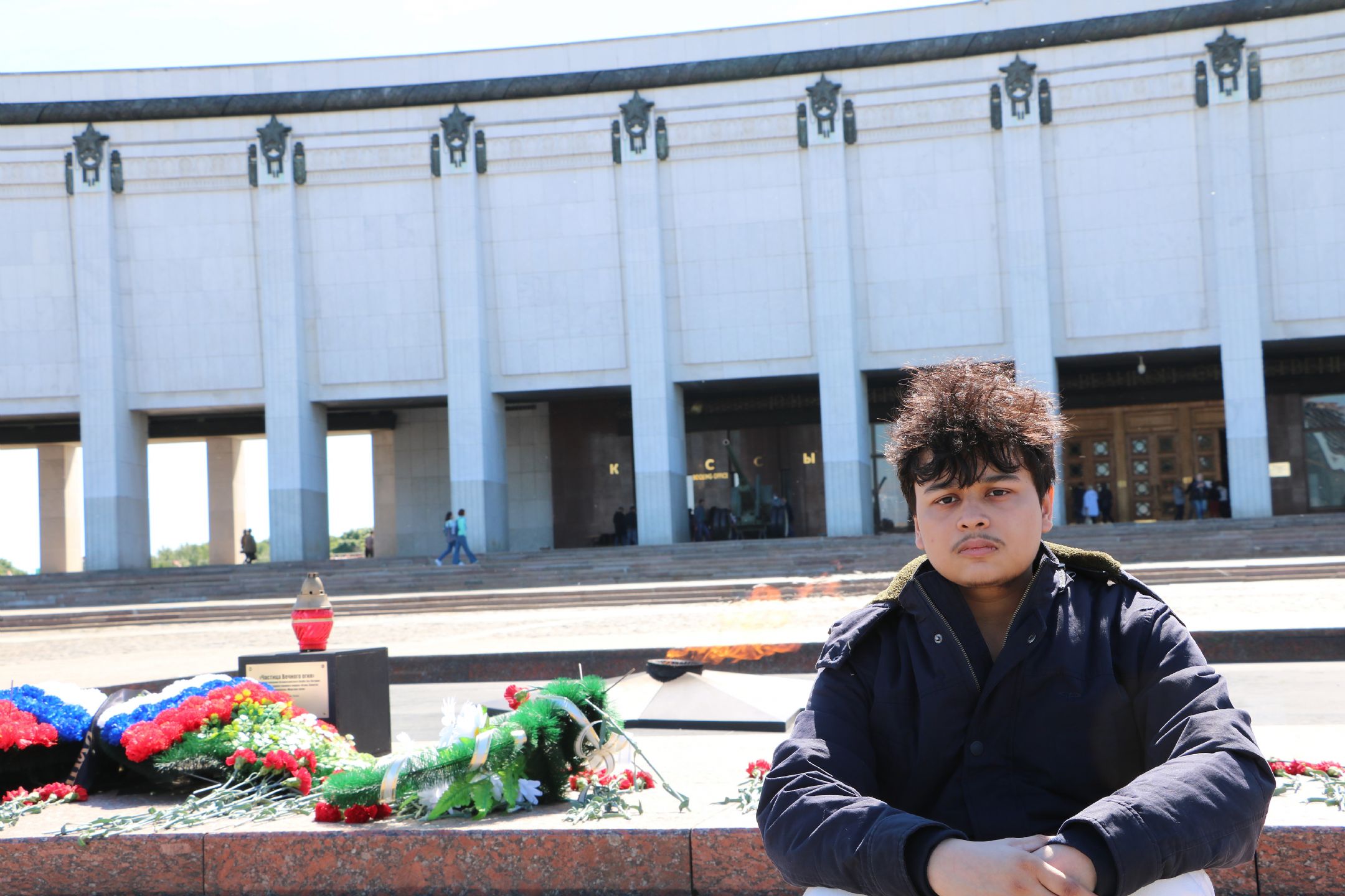 Abhigyan Guha in Moscow Victory Museum, Russia.